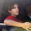 Prince Michael, fils du défunt Michael Jackson, en voiture dnas les rues de Los Angeles le 28 janvier 2011