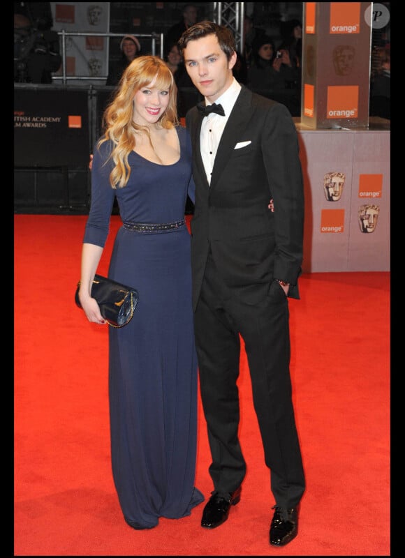 Nicholas Hoult lors de la cérémonie des BAFTA à Londres le 13 février 2011