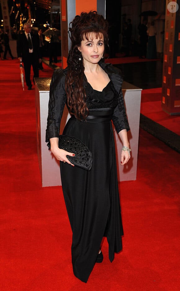 Helena Bonham Carter lors de la cérémonie des BAFTA à Londres le 13 février 2011