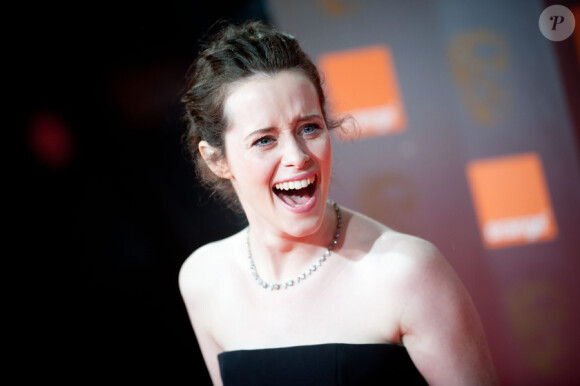 Claire Foy lors de la cérémonie des BAFTA à Londres le 13 février 2011