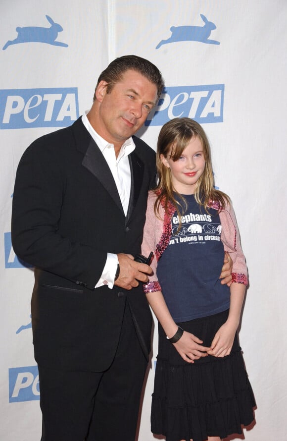 Alec Baldwin et sa fille Ireland en 2005