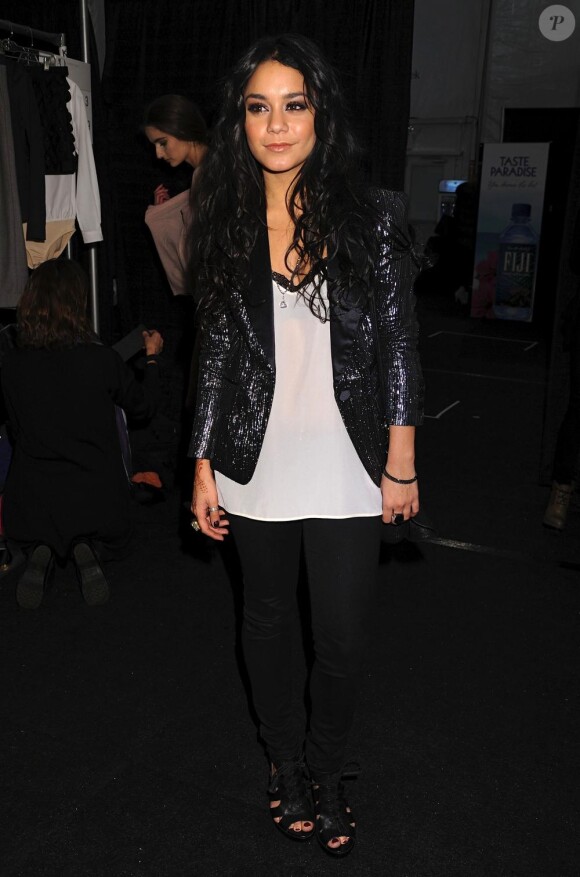Vanessa Hudgens au défilé Tibi durant la Fashion Week à New York, le 15 février 2011.