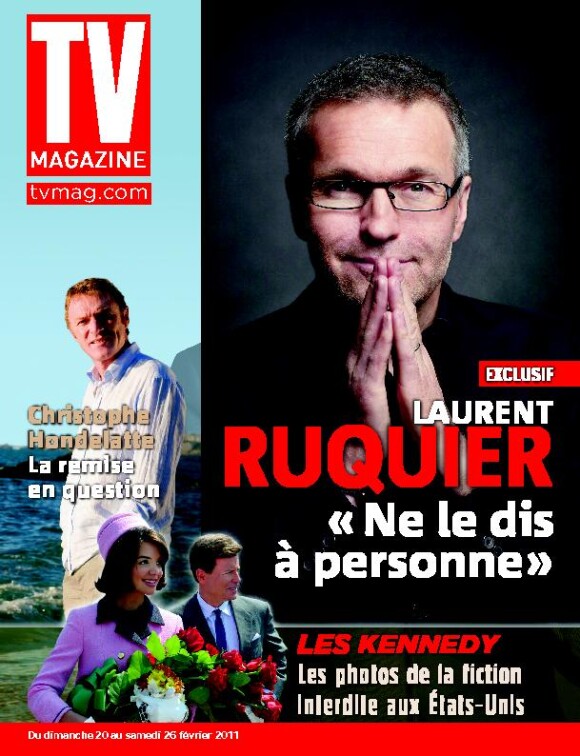 Laurent Ruquier dans TVmagazine, en kiosques le 18 février 2011