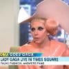 Lady Gaga sur le plateau de Good Morning America, ABC, New York, le 17 février 2011