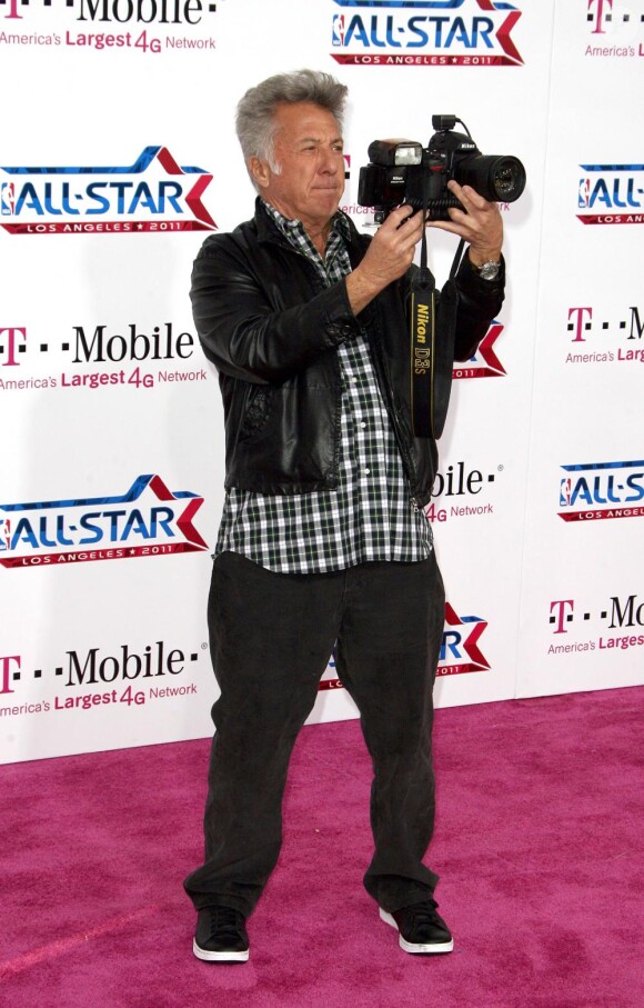 Dustin Hoffman à la soirée NBA All-Star Game, à Los Angeles le 20 février