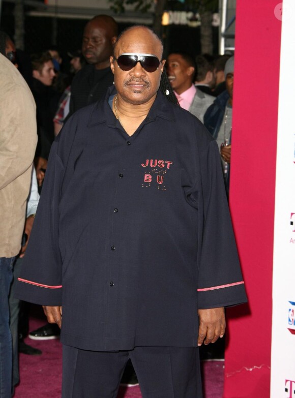 Stevie Wonder à la soirée NBA All-Star Game, à Los Angeles le 20 février