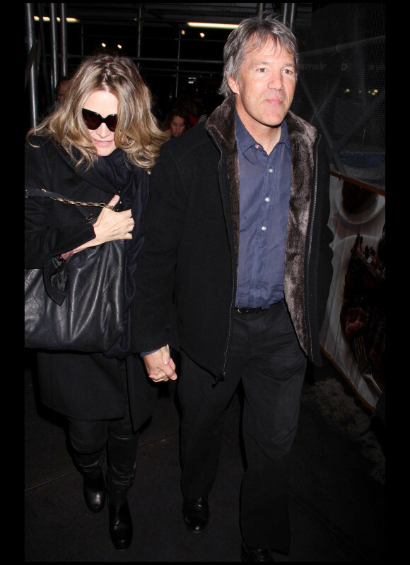 Michelle Pfeiffer et son mari David E. Kelley au concert de Lady Gaga à New York le 21 février 2011