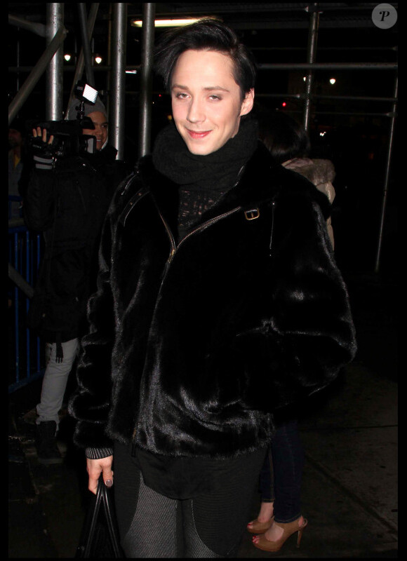 Johnny Weir au concert de Lady Gaga à New York le 21 février 2011