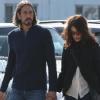 Lisa Edelstein et son boyfriend Robert Russell dans les rues de Los Angeles. Février 2011