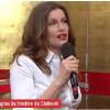 Laetitia Casta au micro de Canal+, sur le tapis rouge de la 36e nuit des César, vendredi 25 février.