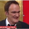 Quentin Tarantino au micro de Canal+, sur le tapis rouge de la 36e nuit des César, vendredi 25 février.