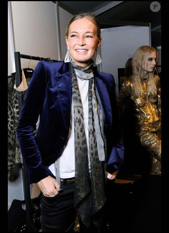 Eva Cavalli au défilé Roberto Cavalli à Milan durant la Fashion Week, le 26 février 2011.