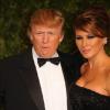 Donald Trump et son épouse Melania lors de l'after-party Vanity Fair à Los Angeles le 27 février à Los Angeles