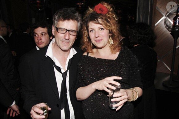 Michel Leclerc et Baya Kasmi lors de La Party, soirée post-César, à L'Arc à Paris le 25 février 2011