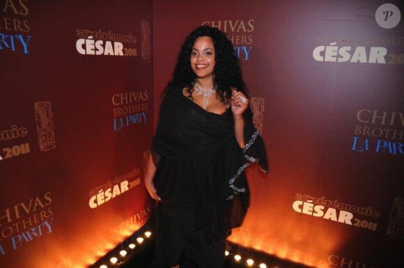 Yahima Torres lors de La Party, soirée post-César, à L'Arc à Paris le 25 février 2011