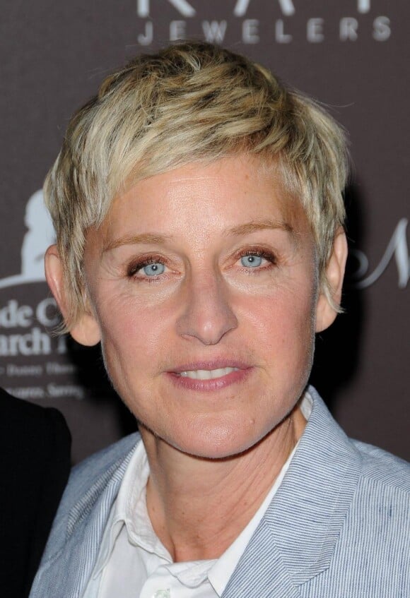 L'Américaine Ellen DeGeneres qui possède son propre talk-show : The Ellen DeGeneres Show.