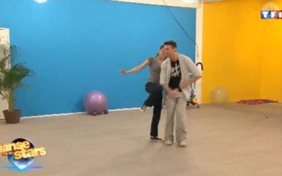 Sofia Essaïdien plein entraînement sur un tango...