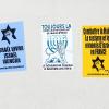 Les affichettes placardées près du restaurant parisien où John Galliano aurait tenu des propos antisémistes et racistes. Photos prises le mecredi 2 mars 2011.