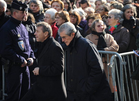Claude Lelouch lors des obsèques d'Annie Girardot à Paris en l'église Saint-Roch le 4 mars 2011