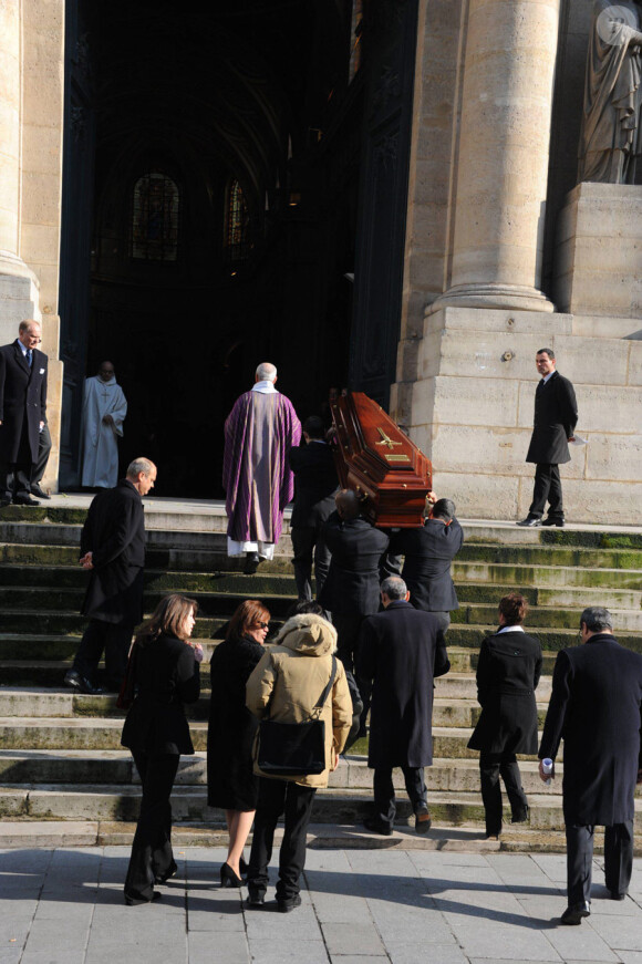 Les obsèques d'Annie Girardot à Paris en l'église Saint-Roch le 4 mars 2011