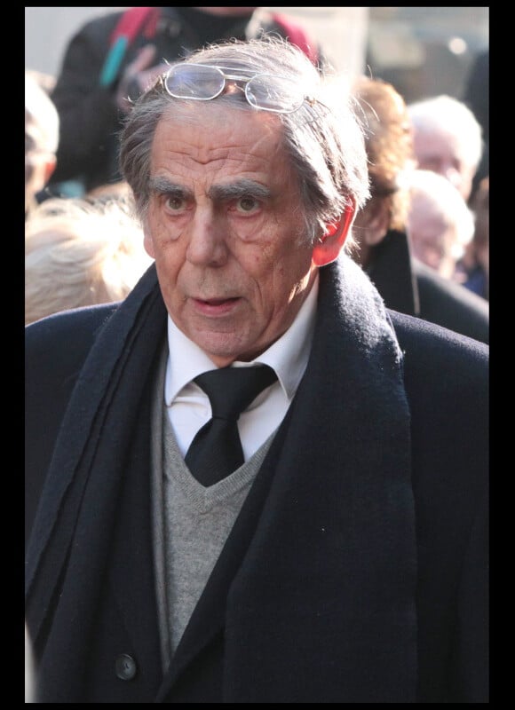Le docteur Pierre Huth lors des obsèques d'Annie Girardot à Paris le 4 mars 2011