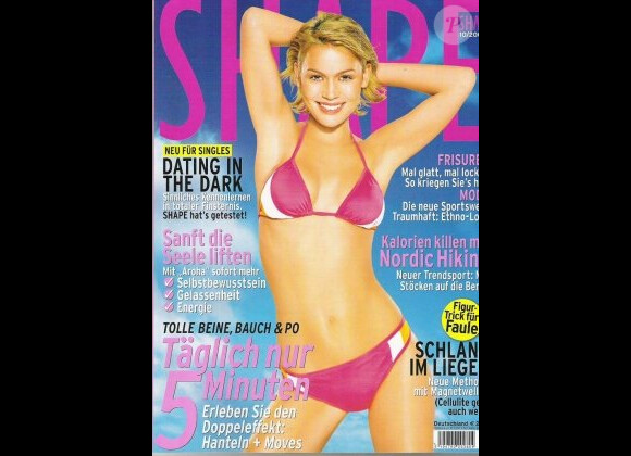 Agnes Fisher en coverture du magazine Shape