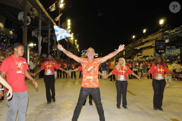 Christian Audigier au Carnaval de Rio, le 6 mars 2011