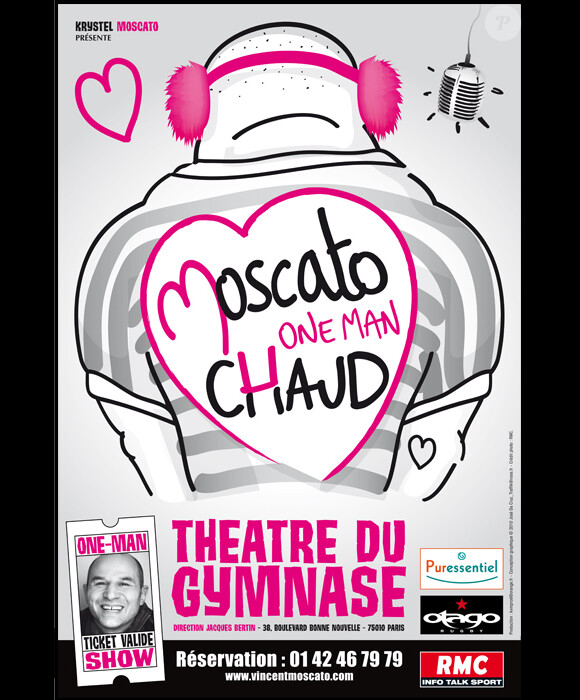 Vincent Moscato se produit au Théâtre du Gymnase (Paris) jusqu'en juin 2011.