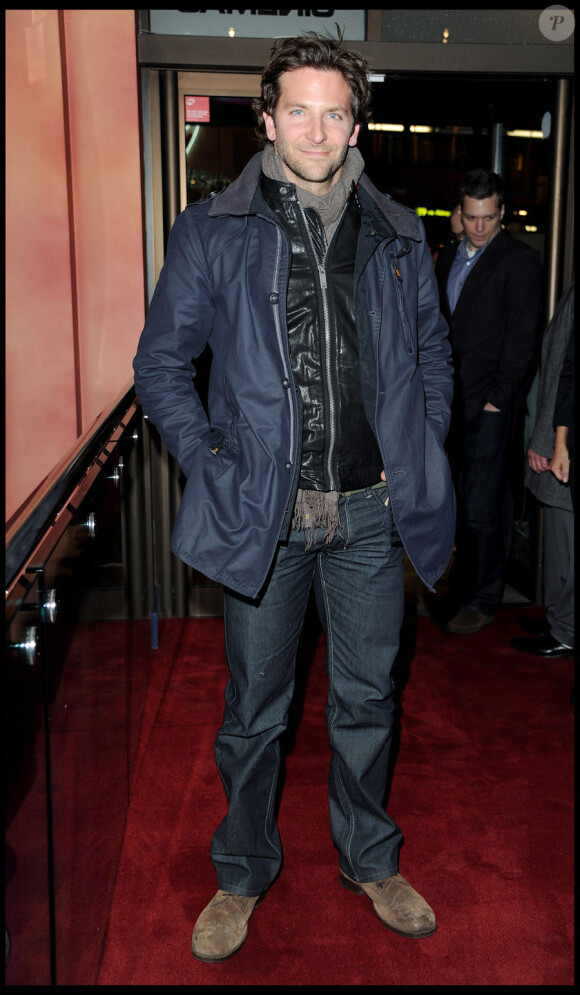 Bradley Cooper lors de l'avant-première de Limitless à Londres, le 12 mars 2011
