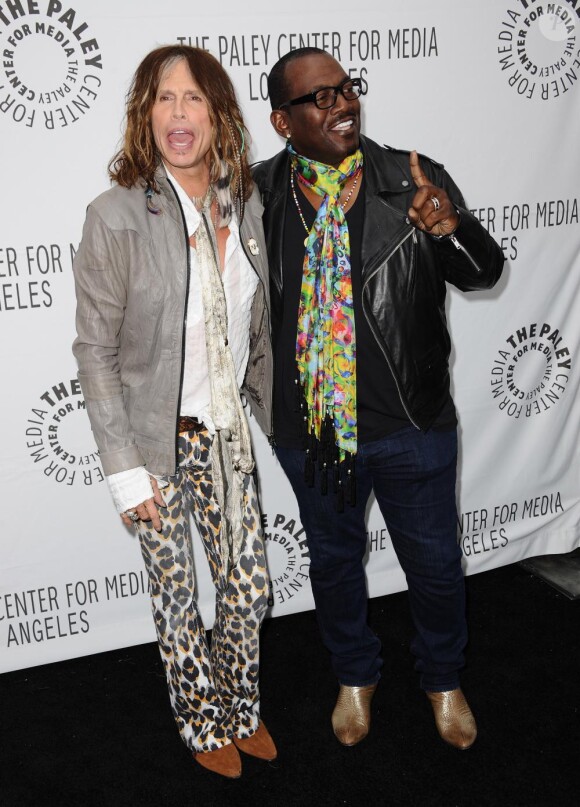 Steven Tyler et Randy Jackson à la soirée American Idol, au Saban Theater le 14 mars à Beverly Hills