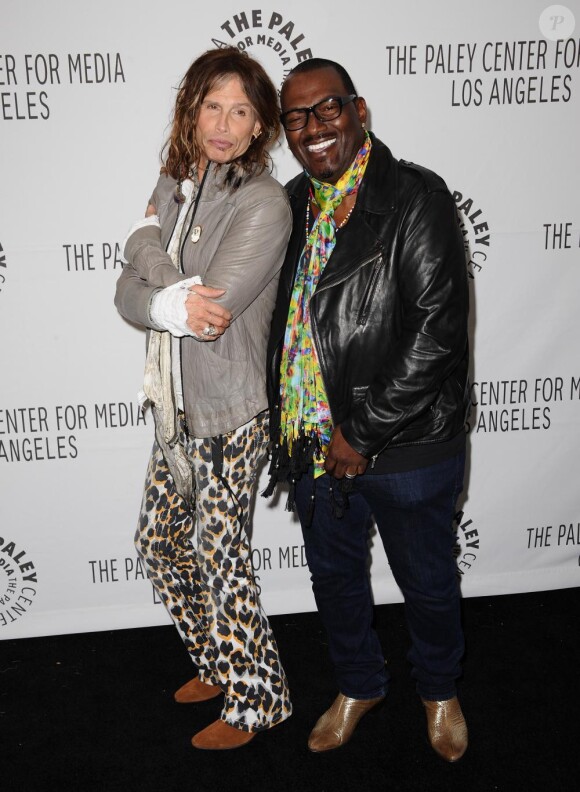 Steven Tyler et Randy Jackson à la soirée American Idol, au Saban Theater le 14 mars à Beverly Hills