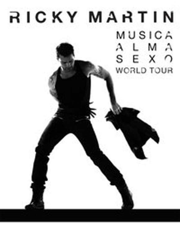 "Música + Alma + Sexo World Tour", Ricky Martin, à partir du 25 mars 2011.