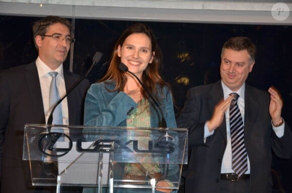 Cèdric Danière (Directeur de Lexus en France), Virginie Ledoyen et M. Daniele Schillaci