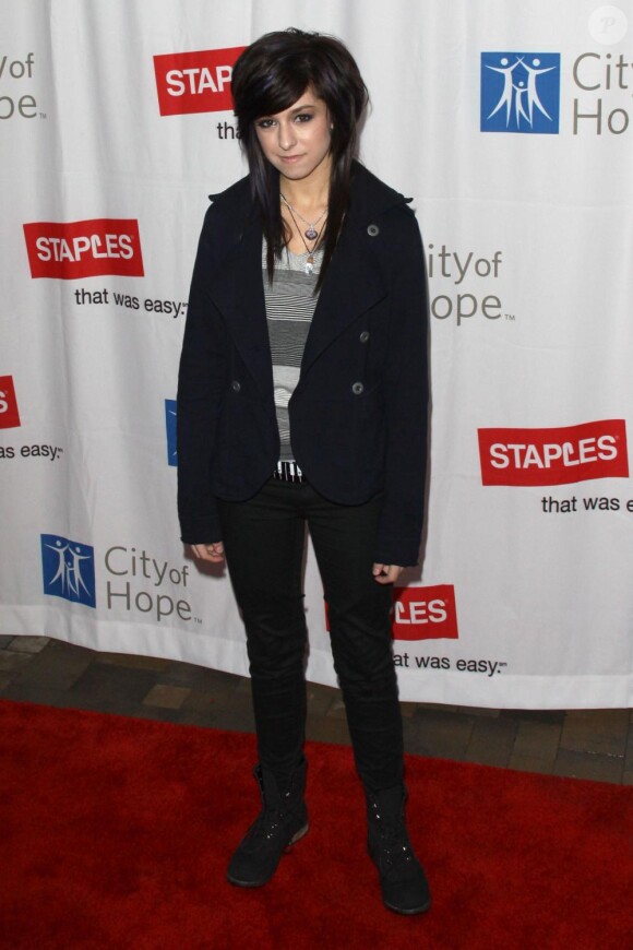 Christina Grimmie au Concert of Hope, à Universal City, le 20 mars 2011