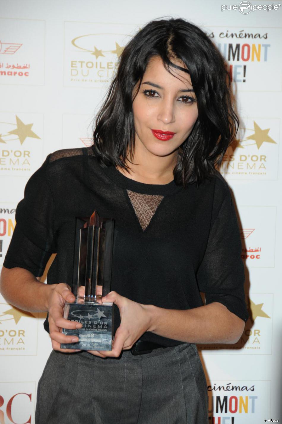 Leïla Bekhti lors des 12e Étoiles du cinéma au cinéma Gaumont-Marignan à Paris le 21 mars 2011
