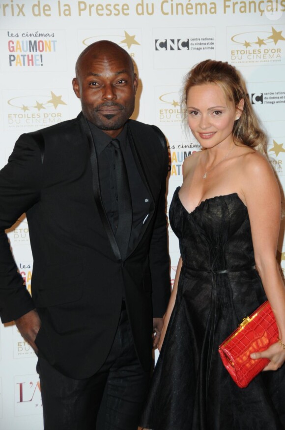 Béatrice Rosen et Jimmy Jean Louis lors des 12e Étoiles du cinéma au cinéma Gaumont-Marignan à Paris le 21 mars 2011