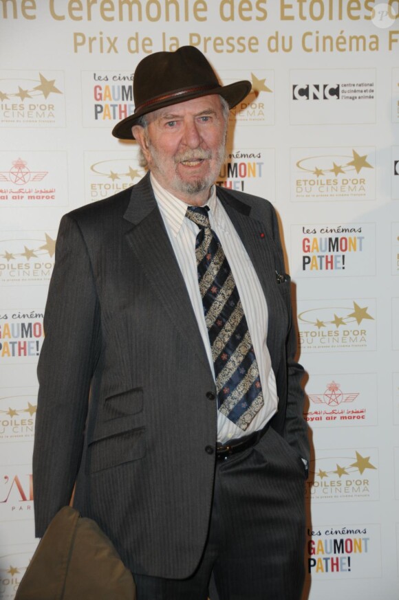 Jean-Pierre Marielle lors des 12e Étoiles du cinéma au cinéma Gaumont-Marignan à Paris le 21 mars 2011