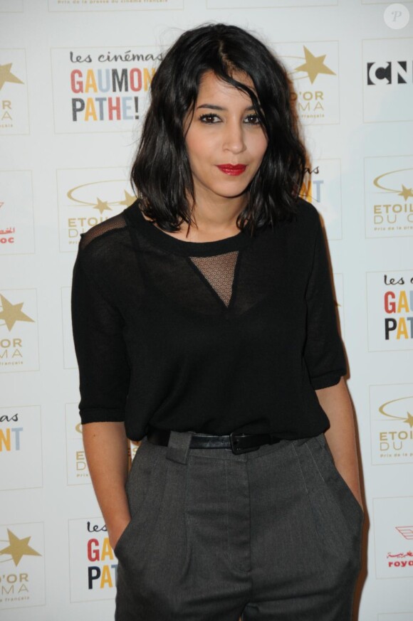 Leïla Bekhti lors des 12e Etoiles du cinéma au cinéma Gaumont-Marignan le 21 mars 2011 à Paris