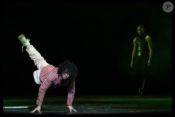 Showcase du nouveau spectacle de Kamel Ouali, Dracula, L'Amour plus fort que la mort, au Théâtre du Châtelet à Paris, le 24 mars 2011 - ici Brahem