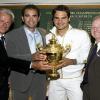 Bjon Borg, Pete Sampras, Roger Federer et Rod Laver, 4 légendes du tennis