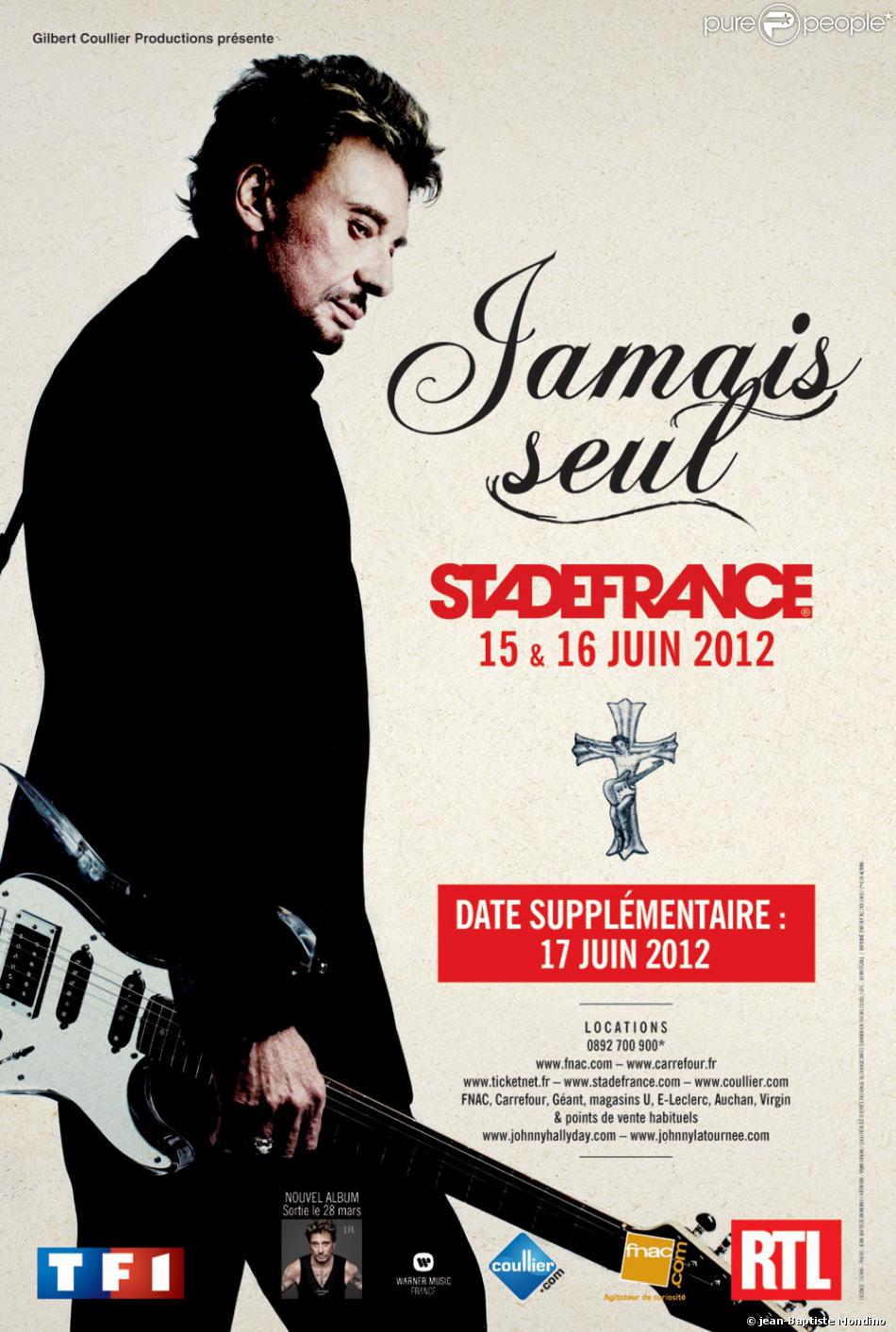 L Affiche Des Concerts De Johnny Hallyday Purepeople