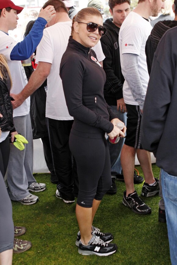 Fergie participe à la Course pour le Japon, à Santa Monica, le 27 mars 2011
