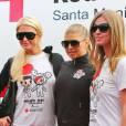 Paris Hilton, Fergie  et Nicky Hilton participent à la Course pour le Japon, à Santa Monica, le 27 mars 2011