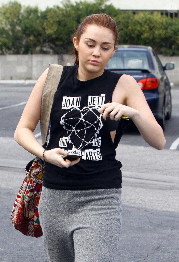 Miley Cyrus à Los Angeles le 14 mars 2011