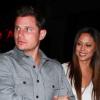 Nick Lachey et sa fiancée Vanessa Minnillo à la sortie du restaurant Boa Steakhouse à Los Angeles le 9 février 2011.