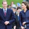 Le prince William et Kate Middleton en visite dans le Lancashire, le 11 avril 2011. Leur dernière sortie officielle avant le mariage le 29 avril.