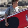 Photos exclusives : Sean Penn entretient sa forme et s'échauffe avant d'aller faire du Paddle surfboard sur la plage de L.A.