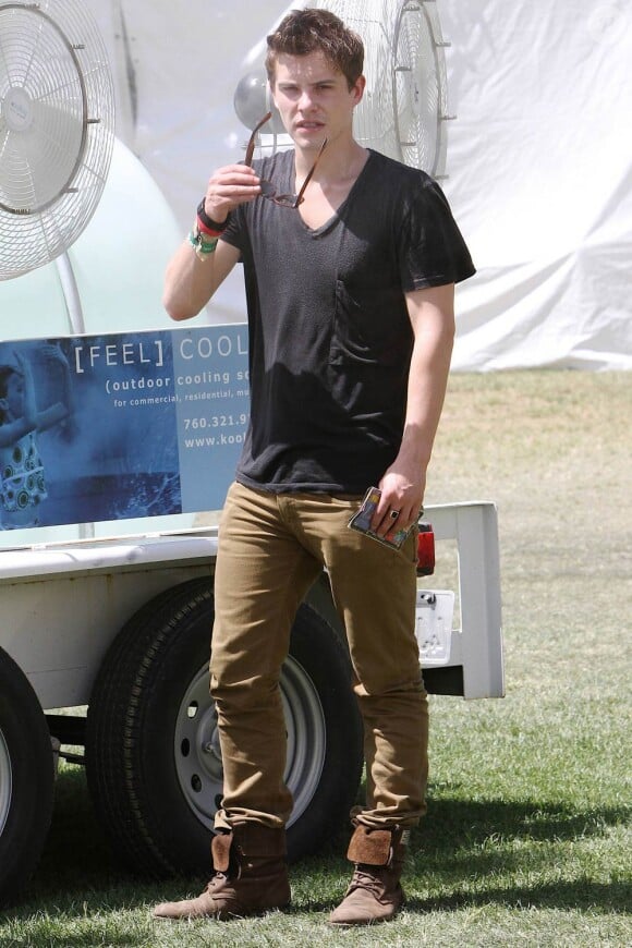 Hunter Parrish au festival de Coachella, en Californie, le samedi 16 avril 2011.