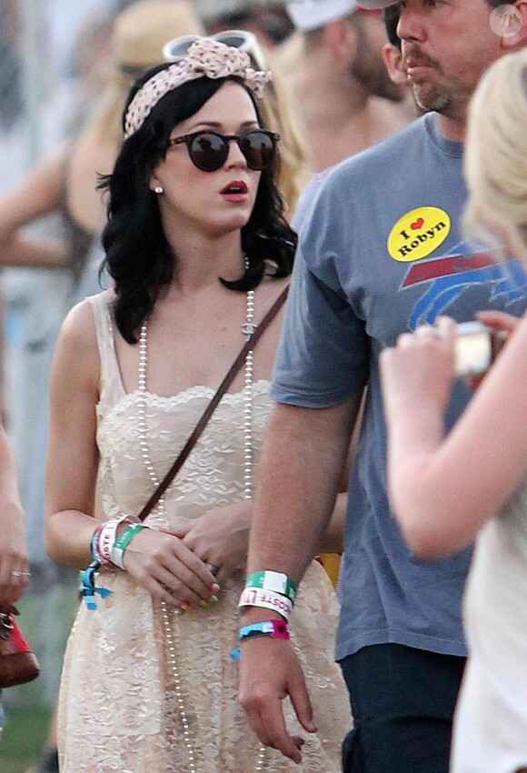 Katy Perry au festival de Coachella, en Californie, le samedi 16 avril 2011.