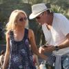 David Hasselhoff et sa nouvelle girlfriend Hayley au festival de Coachella, en Californie, le samedi 16 avril.